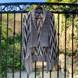 Romeo & Juliet Couture Cotton Blend Open Knit Cardigan